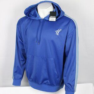 The Hundreds Men's Script Logo Track Jacket L Large Pullover Hoodie Blue